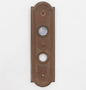 Antikes Otis Messingguss Aufzug Anzeigeschild - Bild 1 von 7
