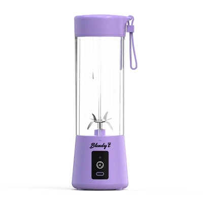 Blendy't -400ml USB Frullatore di Succo Portatile Smoothie Juicer Mini Spremiagrumi Shaker - Immagine 1 di 4