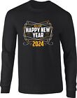 Happy New Year 2024 Jumper Party Wear Celebration Funny Winter Vacations Holiday