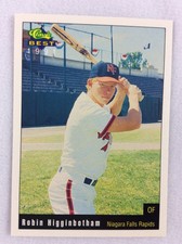 1991 Niagara Falls Rapids-Classic BEST Baseball Card-Robin Higginbotham