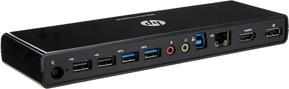 HP 3005pr USB 3.0 Port Replicator USB 3.0 Docking Station Dual Monitor - Image 1 of 1