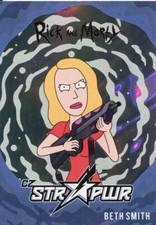 Rick & Morty Season 2 Blue CZ STR PWR Chase Card SP4 Beth Smith