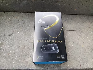 Cardo Packtalk Black Special Edition Motorrad bluetooth Kommunikationssystem - Bild 1 von 5
