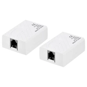2Pack Inline DSL Verteiler 6p2c Telefonleitung für Telefon Faxgerät - Bild 1 von 5