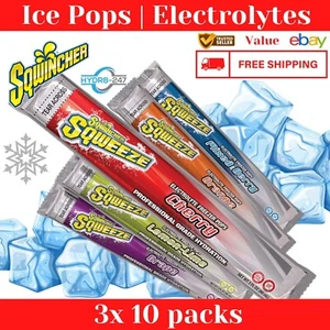 Sqwincher® Sqweeze Ice Blocks 20x pack is 2x 10 packs - FREE POSTAGE - Picture 1 of 1