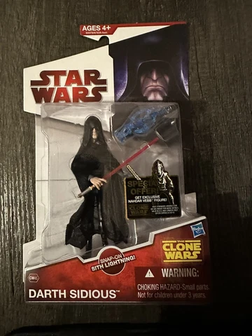 Star Wars The Clone Wars CW45 Darth Sidious! SUPER RARE! Cover