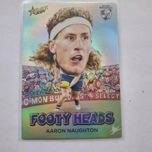 AFL 2024 Select Footy Stars FOOTYHEADS Card FH88 Aaron NAUGHTON WESTERN BULLDOGS - Picture 1 of 1