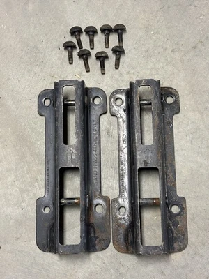 2008-2014 Ford Econoline Van Bench Seat 4th Row Floor  BRACKETS With Bolts - Image 1 of 4