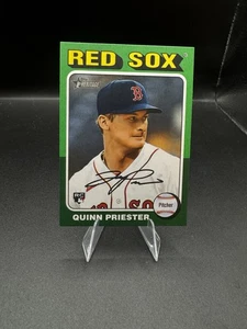 2024 Topps Heritage High Number #579 Quinn Priester Green Border RC Rookie - Picture 1 of 2