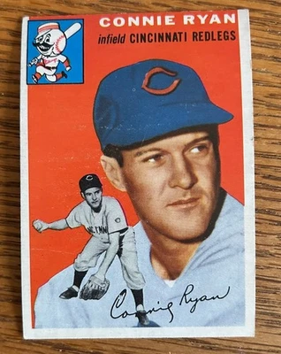 1954 Topps Connie Ryan Cincinnati. Redlegs #136 EX-NM - Image 1 of 2
