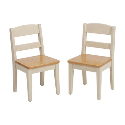 Hideaway Chair, Kids Furniture, Honey/Antique White, 2-Pack - Image 1 of 4