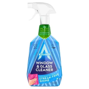 Astonish Window & Glass Cleaner Spray 750ml Streak-Free Lemon Scent Eco-Friendly - Picture 1 of 10