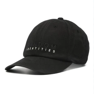 Random Identities Baseball Cap Logo Black White RRP £140 - Picture 1 of 15