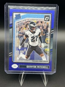 2024 Panini Donruss Optic Rated Rookie Quinyon Mitchell #282 Blue Glitter Prizm - Bild 1 von 2