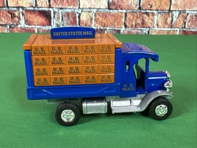 Camión de reparto Ford Golden Wheel Diecast azul USPS correo  Foto 1 de 4