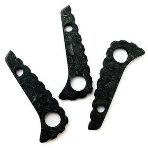 Espaciador trasero nocturno brillante para Spyderco Paramilitary 2 C81 - fibra de carbono y resina - Imagen 1 de 7