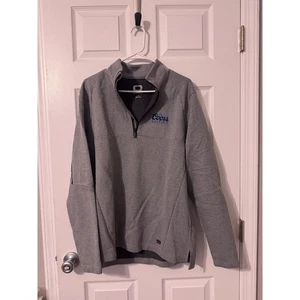 Sudadera Pullover OGIO Coors Seltzer Gris Jaspeado Cuarto Cremallera Talla: Grande - Imagen 1 de 4