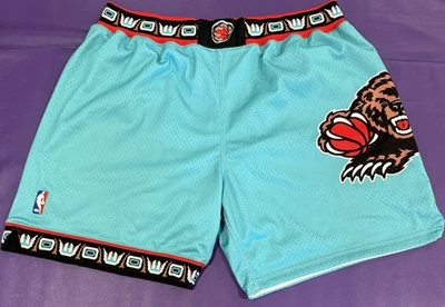 Auténticos Pantalones Cortos Vancouver Grizzlies 1995-1996 Mitchell & Ness Corte Juego XXL/52 Foto 1 de 4