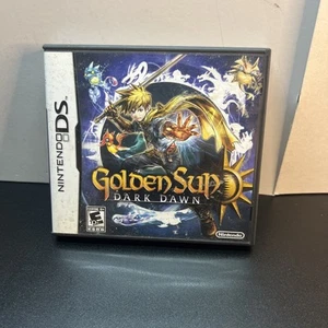 Golden Sun: Dark Dawn (Nintendo DS, 2010) Authentic, CIB, Tested/Works - Picture 1 of 5