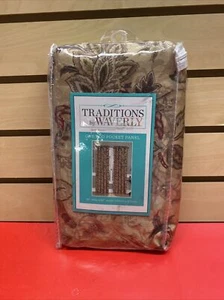 Traditions By Waverly Navarra Antique One Rod Panel 52x84 in # 14314 @ - Bild 1 von 3