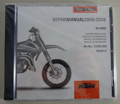 Manual de Taller/Taller Manual KTM 65 SX/XC Bj 2009-2018 Stand 03/2017 - Imagen 1 de 2