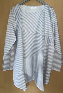 BLUSE TUNIKA Silbergrau GR. 48 NEU - Bild 1 von 8