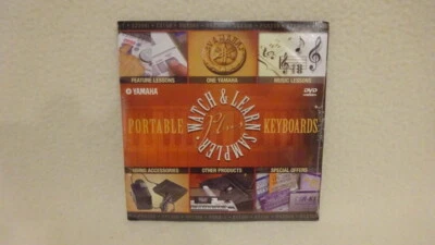 Yamaha Portable Keyboards Watch & Learn Sampler DVD- NEW Sealed 2005 - Image 1 of 2