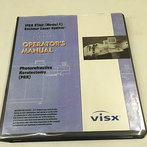 Manual del operador del sistema láser excimer VISX - Imagen 1 de 6