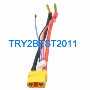 4mm Male Low Profile Bullet Banana to XT90 Female Battery Wire JST-XH Balance - Bild 1 von 4