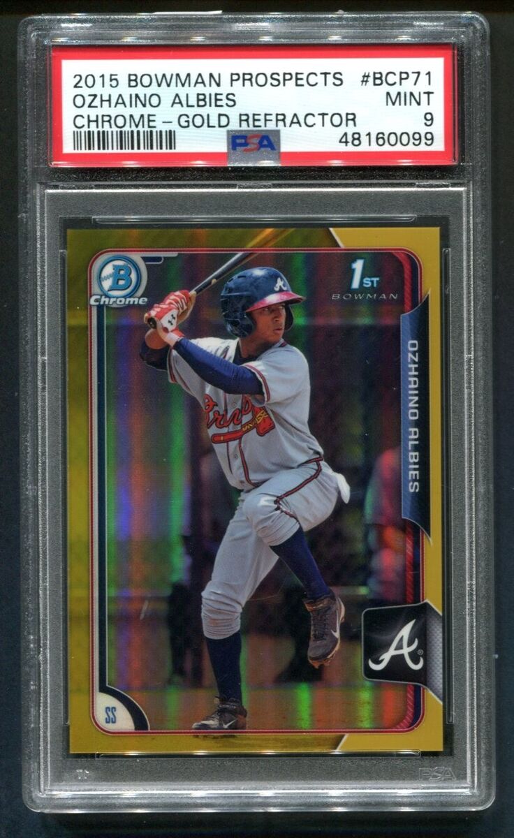 Bowman Ozzie Albies Baseball 2015 Season Sports Trading Bowman Ozzie Albies Baseball 2015 Season Sports Trading