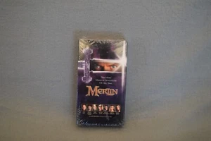 New Sealed Merlin Fantasy Dork Nerd Home Video VHS Tape Rare Classic Movie - Picture 1 of 3