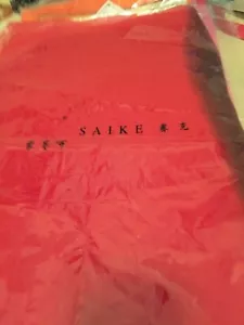 Saike Women’s Long Scarf Soft Wrap Beautiful Shawl Scarf 32 X 20" Red & Black - Picture 1 of 5