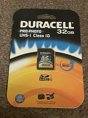Duracell 32GB Class 10 UHS I U1SDHC Memory Card 32 GB - Image 1 of 2