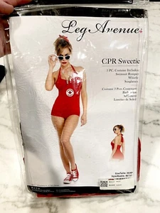 Leg Avenue CPR Sweetie Lifeguard Costume Adult Women’s XS Halloween Baywatch NEW - Picture 1 of 3