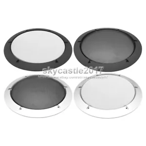 1pcs 12" inch Speaker Cover Audio Decorative Circle Metal Mesh Grille Protection - Picture 1 of 10