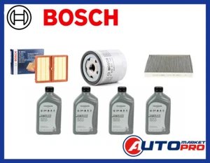 KIT FILTRI TAGLIANDO BOSCH + OLIO VW 0W30 LL VW POLO VI 1.0/1.5 TSI DAL 2017 - Foto 1 di 1