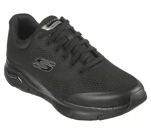 Authentic Skechers ARCH FIT / Mens / BLACK / Washable / Howie Long / Reg $95 - Picture 1 of 11