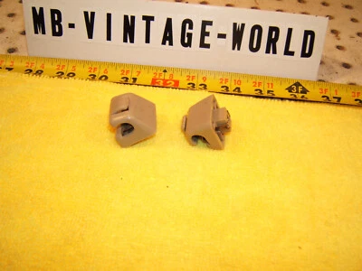 Parasol iluminado tipo crema-beige 2 clips Mercedes genuino W124,W201 y C126,W126 Foto 1 de 4