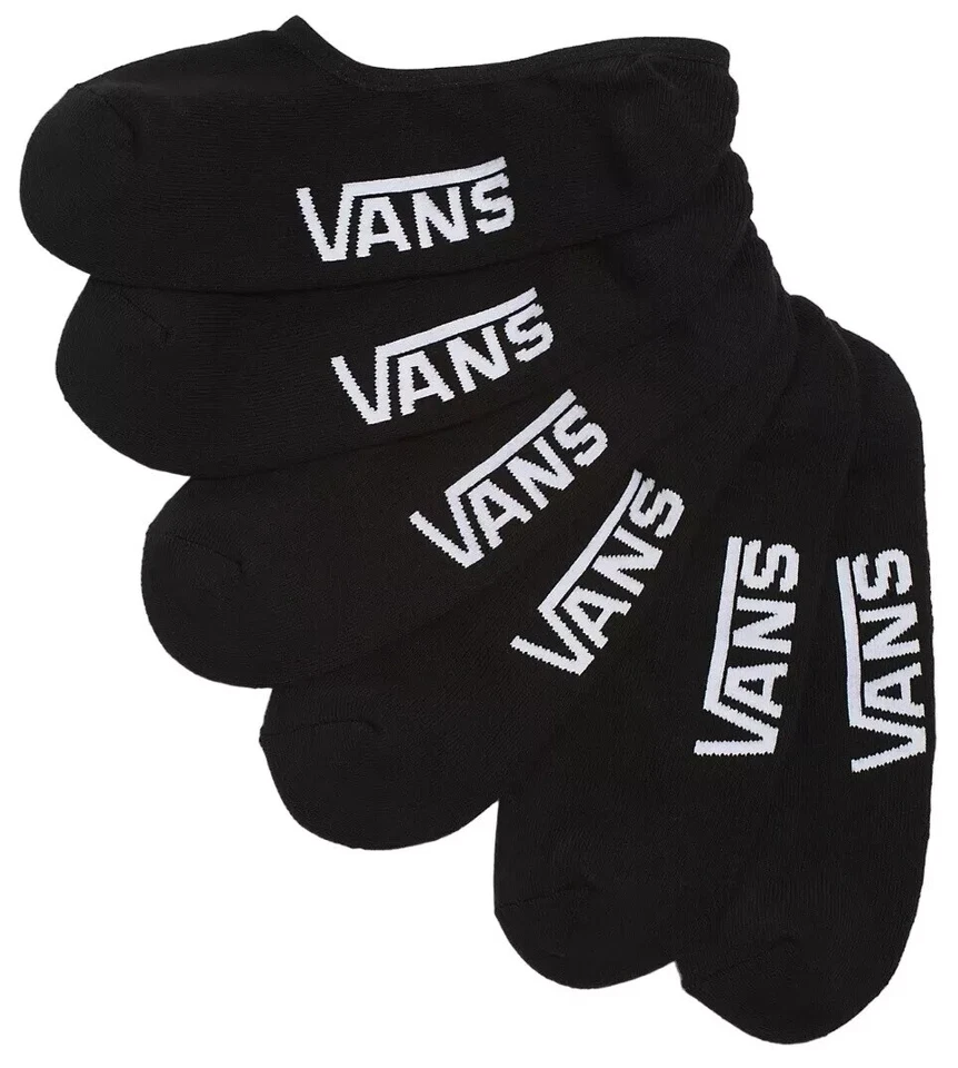 NUEVO Calcetines Vans CLASSIC SUPER NO SHOW CANOODLE PAQUETE DE 3 Unisex PARA HOMBRES Foto 1 de 1