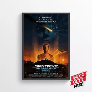 Star Trek 3 The Search for Spock Movie Film Posters Print Wall Art A5 A4 A3 A2 - Picture 1 of 1