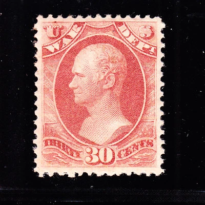 US O92 30c War Department Official Mint VF-XF OG HHR SCV $130 - Image 1 of 2