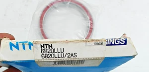 NTN 6820 LLU / 2AS Deep Groove Ball Bearings 100x125x13mm ( SKF 61820 2RS ) - Picture 1 of 4
