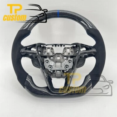 Volante de fibra de carbono forjado apto para Ford Mondeo Fusion Edge 2013-2019 Foto 1 de 4