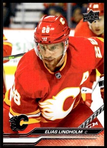 2023-24 Upper Deck Series 1 Elias Lindholm #25