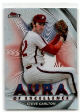 2022 Topps Finest Aura of Excellence Steve Carlton Philadelphia Phillies #AE-SC