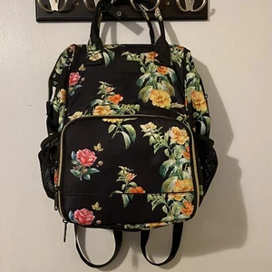 Matein Floral LapTop Backpack USB Charging Port Insulated Lunch Pocket 15 Inch - Afbeelding 1 van 9