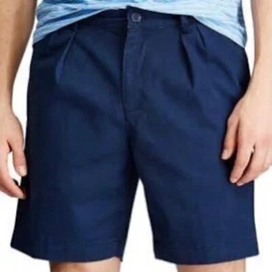 NEW NWT CHAPS by RALPH LAUREN BOYS NAVY PLEATED SHORTS   SZ16, 16 HUSKY, 18 $28 - Picture 1 of 6