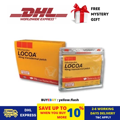 70 Patches Locoa Transdermal | 7 patches/pack DHL EXPRESS - Image 1 of 4