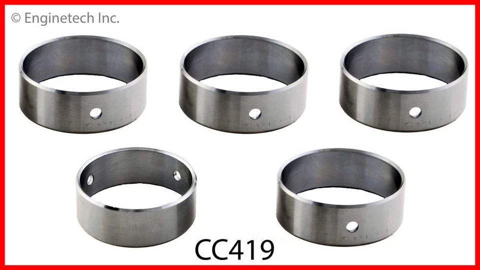 Engine Camshaft Bearing Set ENGINETECH, INC. CC419 - Image 1 of 1