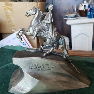 Russian Empress Catherine the Great Metal statue. - Picture 1 of 12
